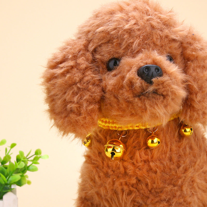 KFX-9827645 Cute Adjustable Bell Collar for Pets in Various Colors