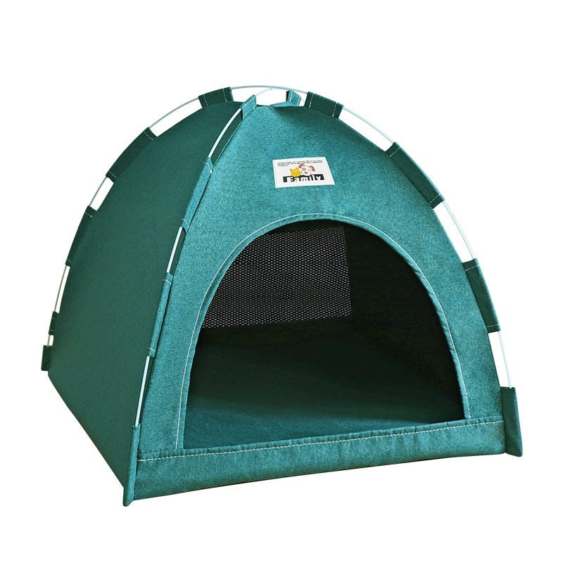 KFX-9829693 Cozy Outdoor Cat Nest Tent - Breathable & Washable House for Small to Medium Dogs