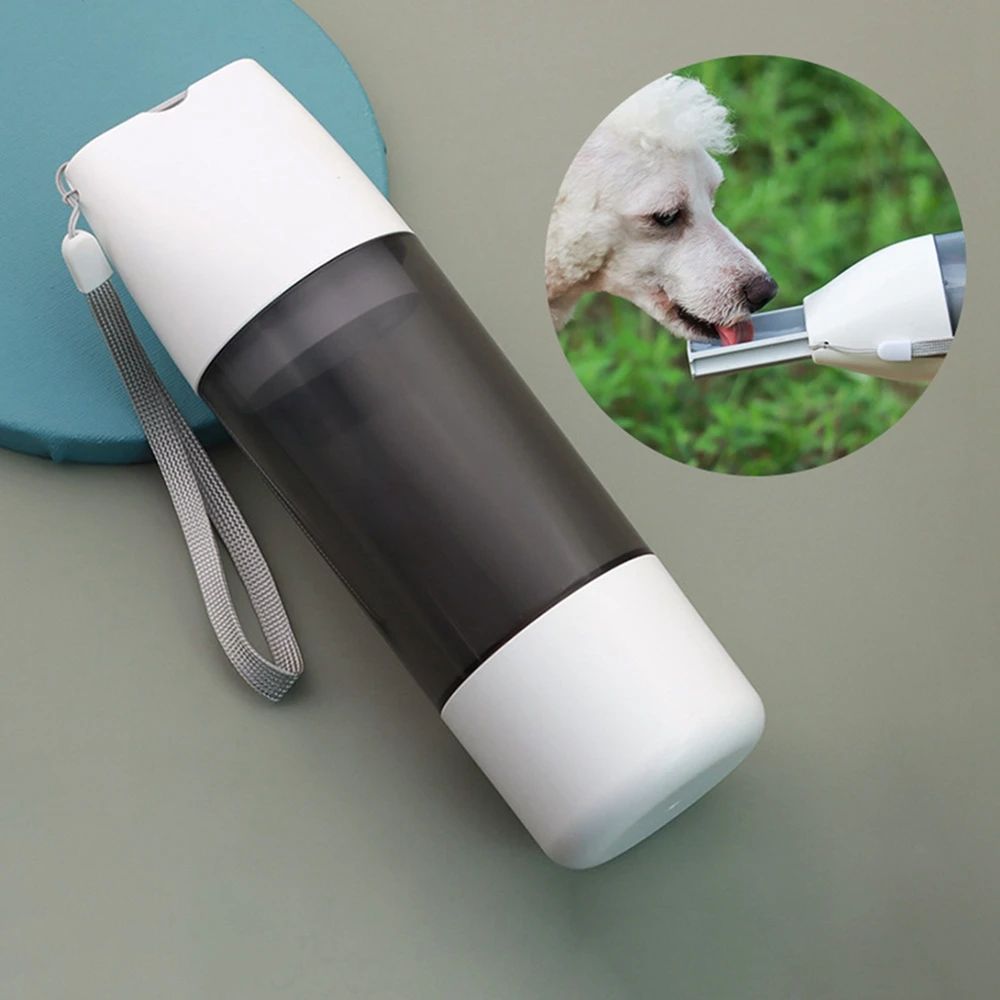 KFX-9831485 Portable Water Bottle and Food Feeder for Dogs and Cats - Ideal for Outdoor Travel