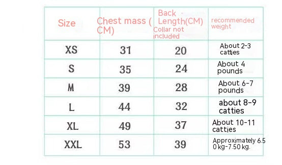KFX-9835837 Laser Glossy Pet Coat Vest for Autumn and Winter - Available in Pink and White, Sizes XS to XXL