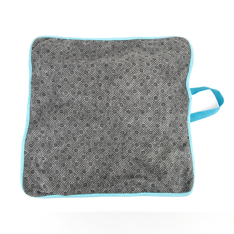 KFX-9836221 Interactive Dog Snuffle Mat for Nosework and Feeding, 48 x 48 cm, Polar Fleece Puzzle Training Toy