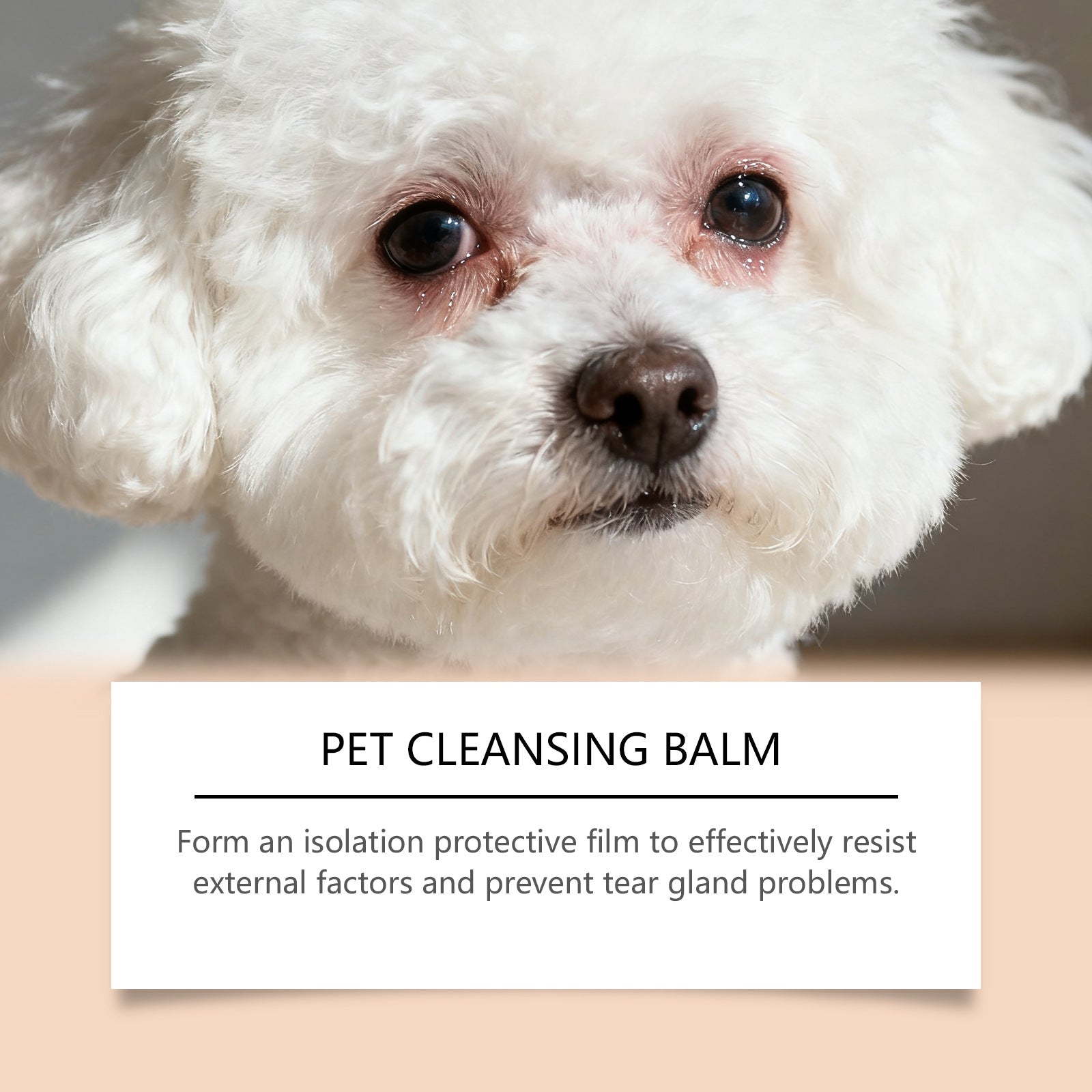 KFX-9839037 Pet Eye Care Cream for Cleaning Tear Stains in Dogs and Cats - 30g