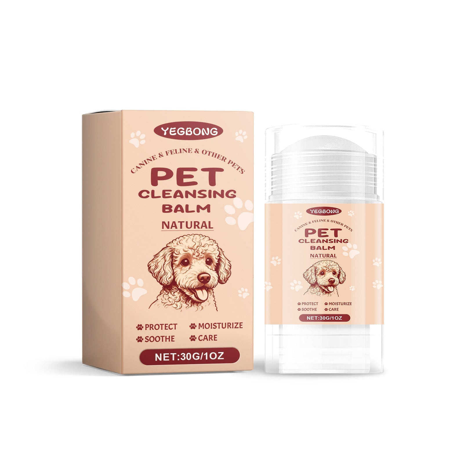KFX-9839037 Pet Eye Care Cream for Cleaning Tear Stains in Dogs and Cats - 30g