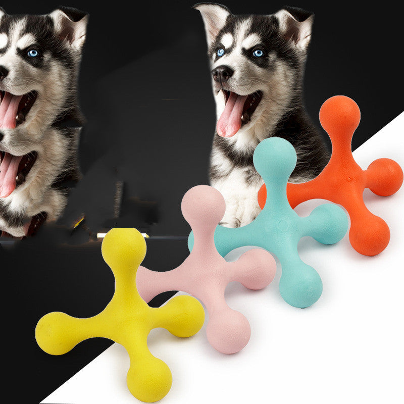 KFX-9841981 Molar Toothpet Toy for Dogs and Cats - Durable TPR, Fresh Breath, Interactive Play - 10x10cm