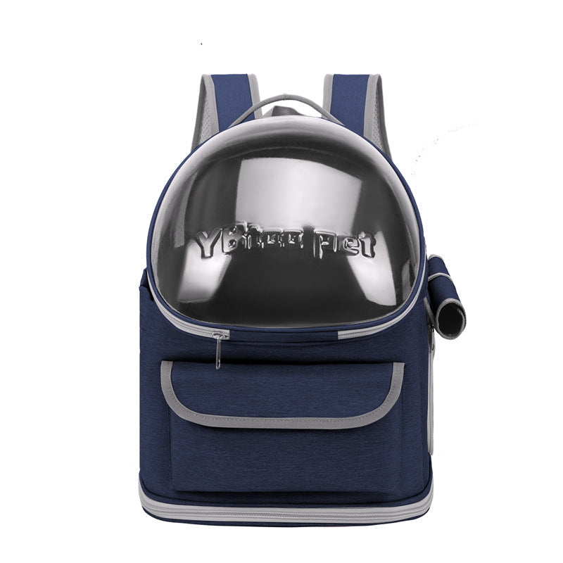 KFX-9843389 Large Capacity Pet Diaper Bag with Skylight, Scratch-resistant Nylon Design, Foldable & High Load-bearing