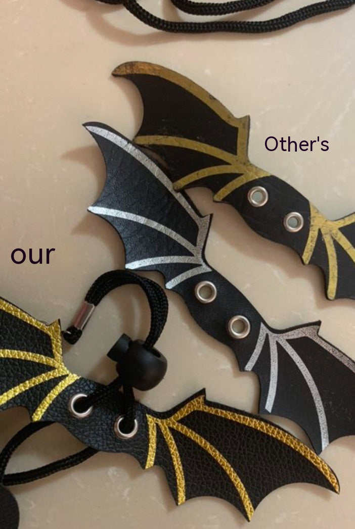 KFX-9846205 Lizard Pulling Rope with Leather Wings for Pets - 1.8m Leash Included