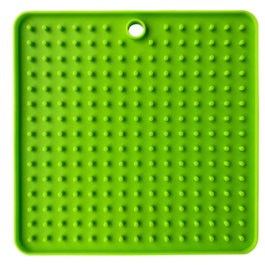 KFX-9848765 Silicone Pet Licking Pad for Interactive Slow Feeding, 18.5cm x 18.5cm