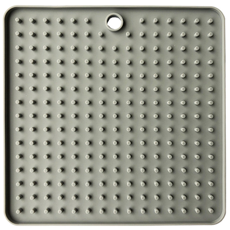 KFX-9848765 Silicone Pet Licking Pad for Interactive Slow Feeding, 18.5cm x 18.5cm