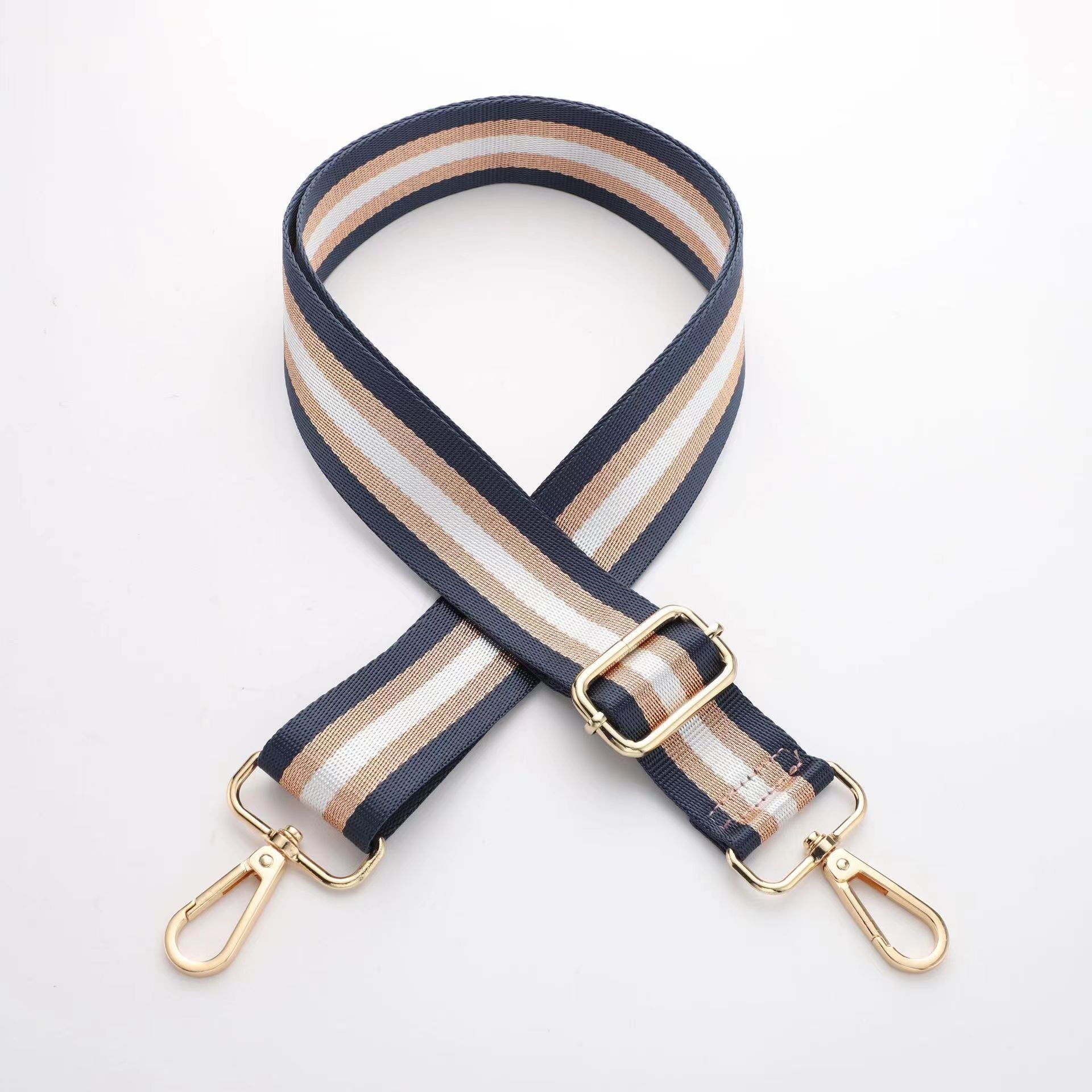 KFX-9849149 Adjustable Thickened Canvas Shoulder Strap for Crossbody Luggage - 3.8cm Width, 75-145cm Length