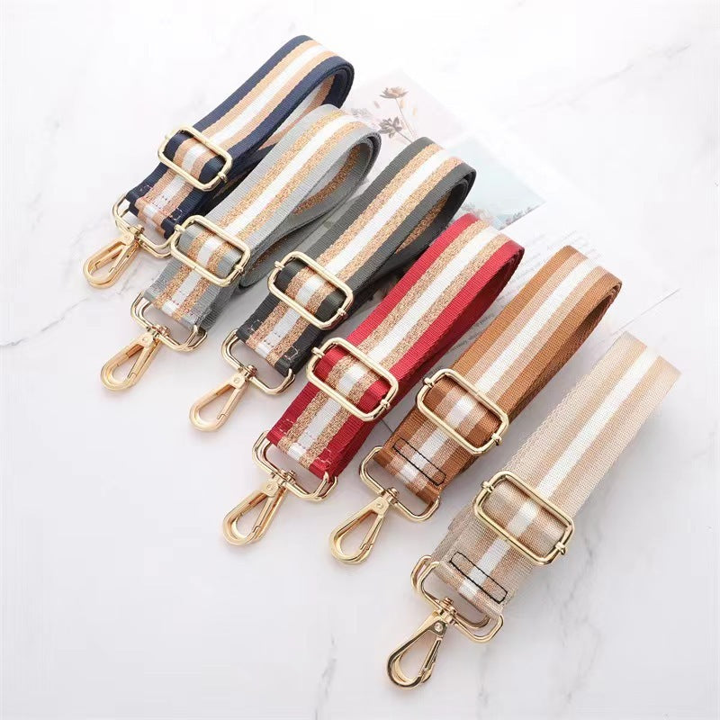 KFX-9849149 Adjustable Thickened Canvas Shoulder Strap for Crossbody Luggage - 3.8cm Width, 75-145cm Length