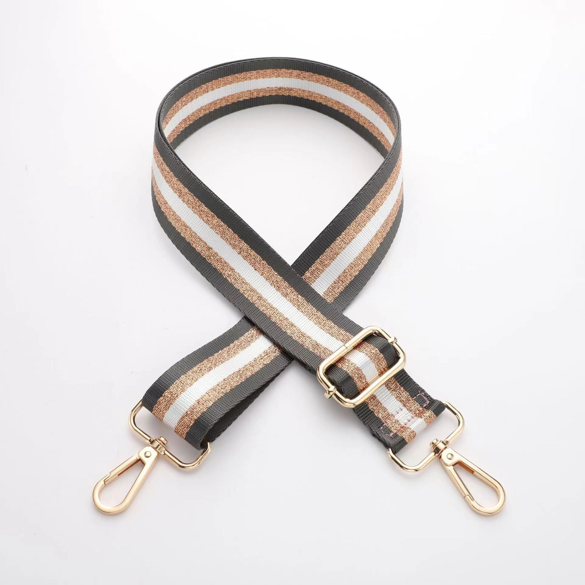 KFX-9849149 Adjustable Thickened Canvas Shoulder Strap for Crossbody Luggage - 3.8cm Width, 75-145cm Length