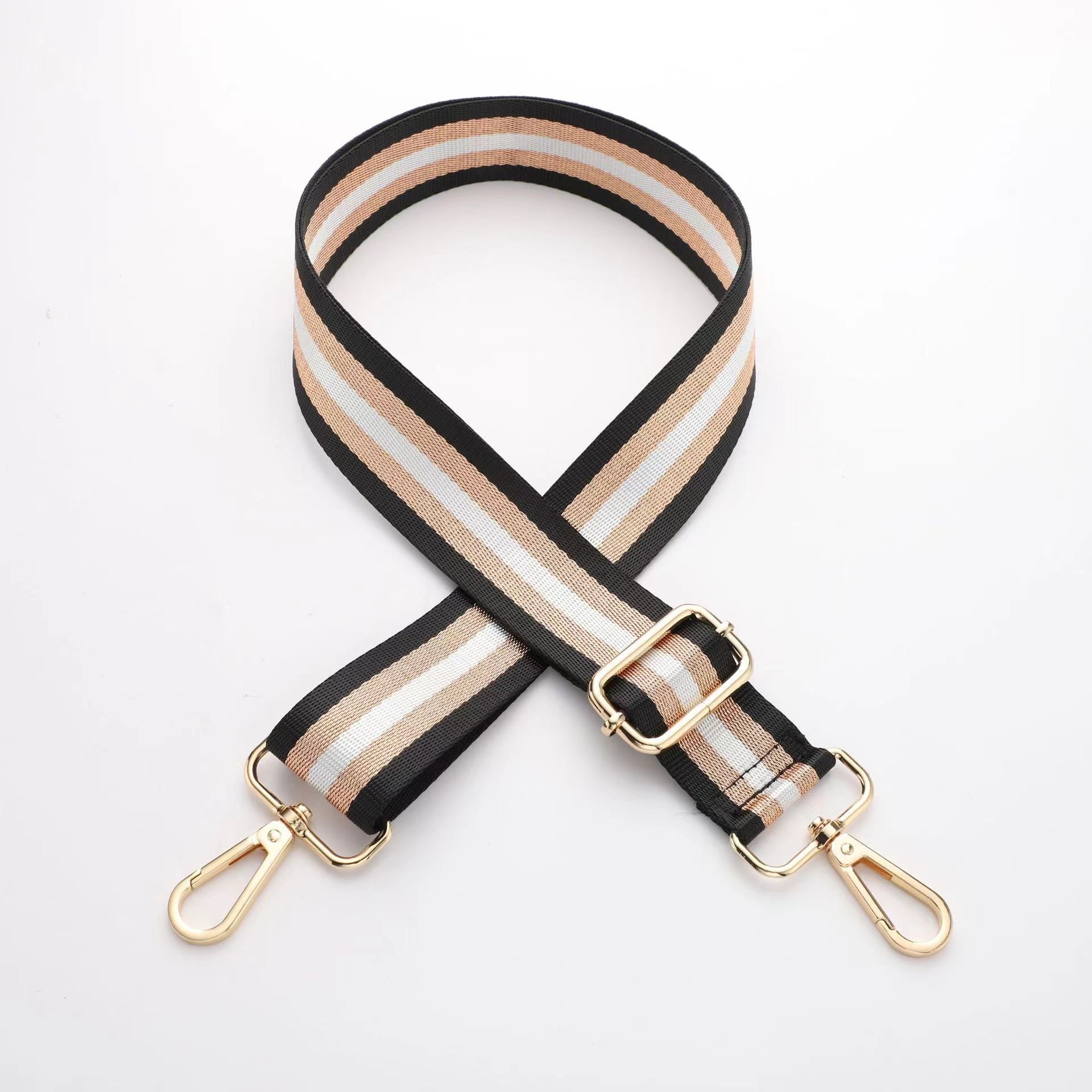 KFX-9849149 Adjustable Thickened Canvas Shoulder Strap for Crossbody Luggage - 3.8cm Width, 75-145cm Length