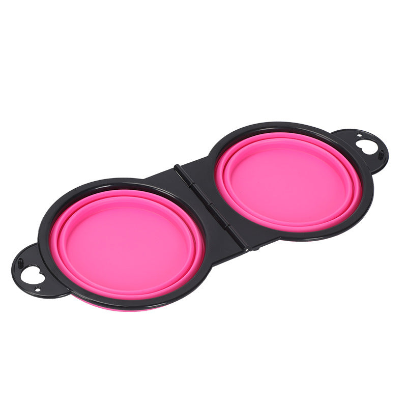 KFX-9852861 Collapsible Silicone Pet Travel Bowl for Dogs - Multiple Colors Available