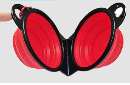 KFX-9852861 Collapsible Silicone Pet Travel Bowl for Dogs - Multiple Colors Available