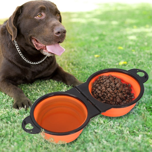 KFX-9852861 Collapsible Silicone Pet Travel Bowl for Dogs - Multiple Colors Available