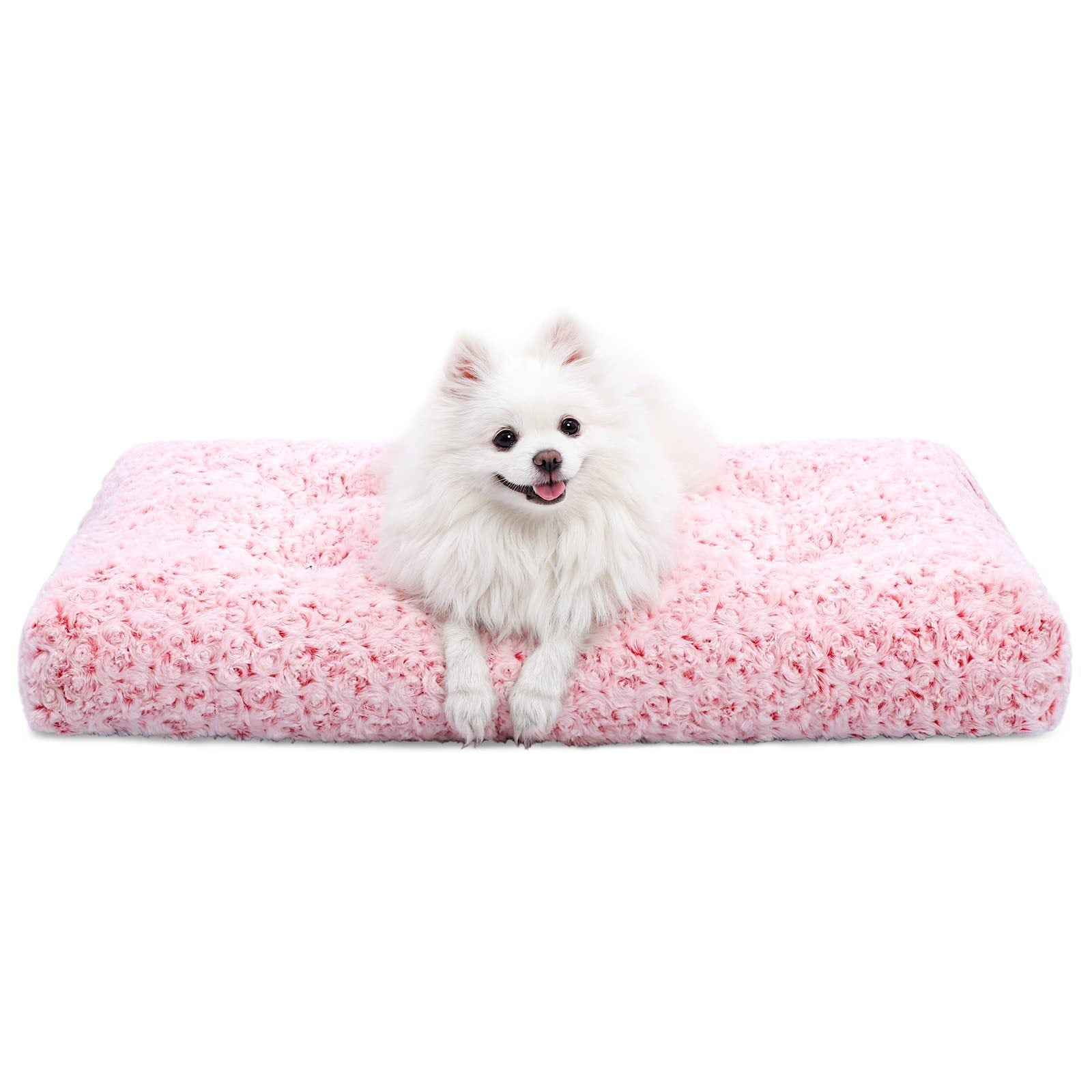 KFX-9854525 Embossed Velvet Dog Mat - Bite-Resistant, Scratch-Proof, Soft & Anti-Slip for All Seasons