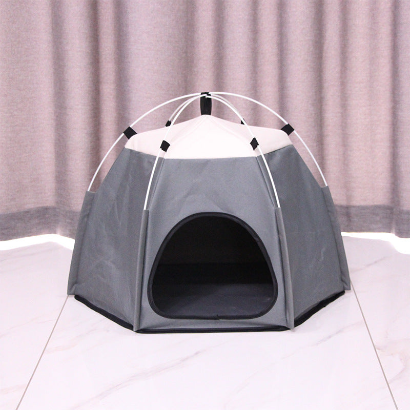 KFX-9857469 Cozy Pet Warm Tent for Cats - Soft Cloth Fabric, Multiple Colors, and Spacious Design