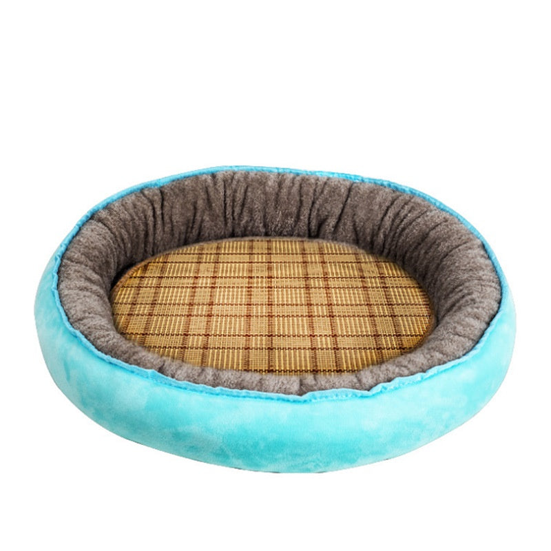 KFX-9858493 Pet Mat - Removable Cloth Mat in Lake Blue, Dream Pink, Watermelon Red, Cow Patterns, 40cm x 30cm