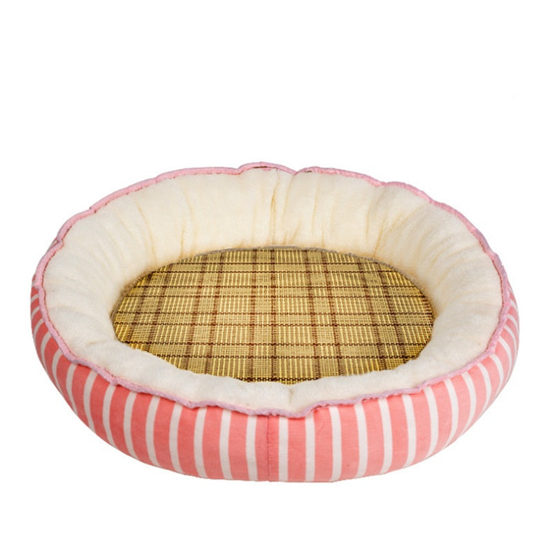 KFX-9858493 Pet Mat - Removable Cloth Mat in Lake Blue, Dream Pink, Watermelon Red, Cow Patterns, 40cm x 30cm