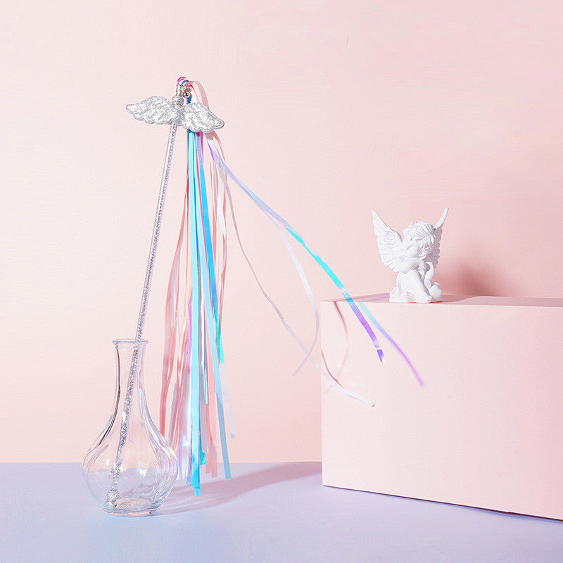 KFX-9859261 Cat Teasing Toy with Plastic Wand for Fun and Engaging Playtime