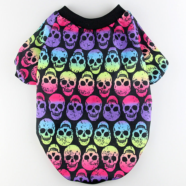 KFX-9864765 Casual Teddy Clothes for Bichon, Pomeranian, and Schnauzer - Short Sleeve and Vest Options
