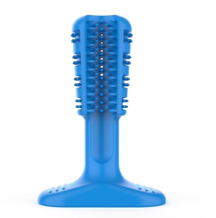 KFX-9865021 Pet Dog Grinding Toothbrush in Blue, Green, and Black – Three Size Options Available