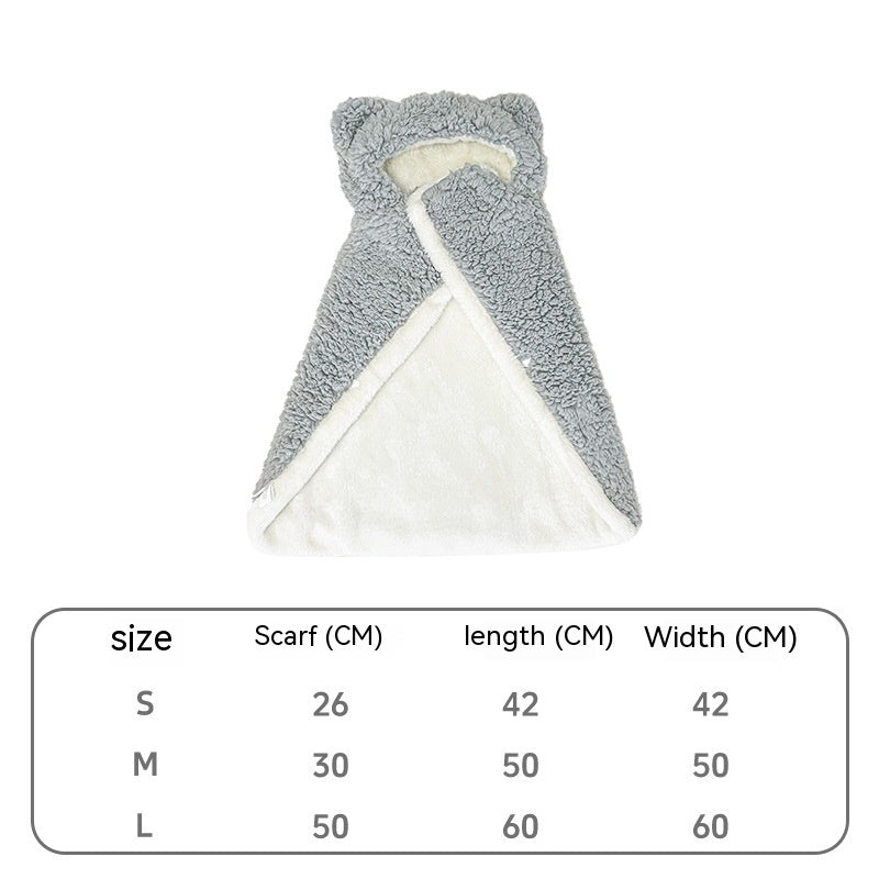KFX-9870525 Cozy Bear Cloak Blanket for Dogs and Cats in Multiple Colors