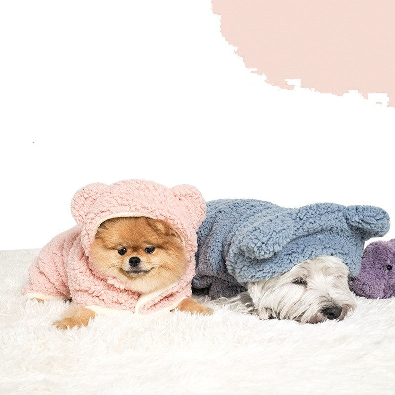 KFX-9870525 Cozy Bear Cloak Blanket for Dogs and Cats in Multiple Colors
