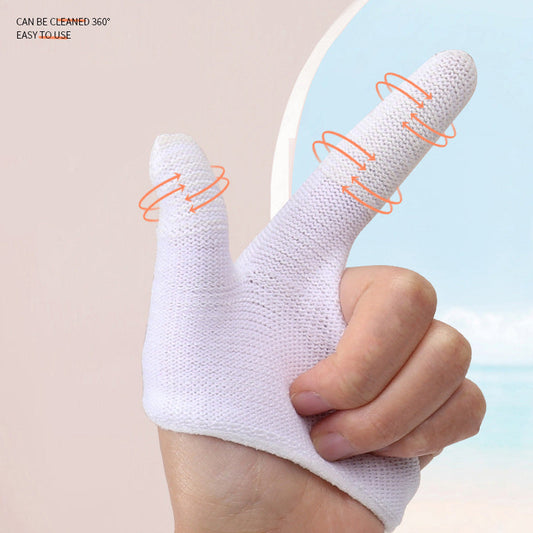 KFX-9871805 Pet Finger Toothbrush for Dogs and Cats - Soft Silicone Tooth Cleaning Finger Cover
