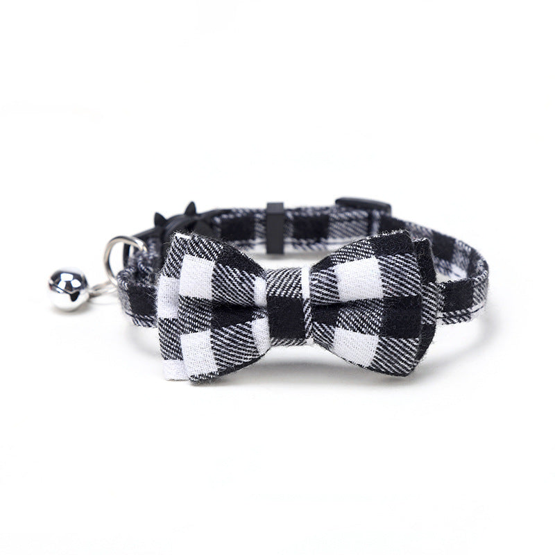 KFX-9871933 Patch Buckle Cotton Collar for Cats and Dogs - Available in Multiple Colors