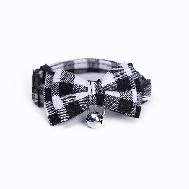 KFX-9871933 Patch Buckle Cotton Collar for Cats and Dogs - Available in Multiple Colors