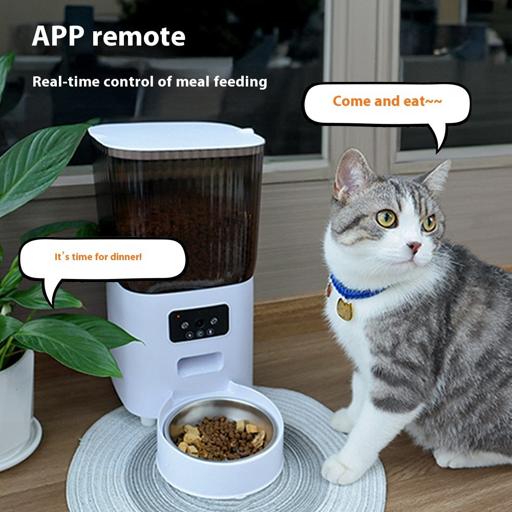 KFX-9879869 5L Automatic Pet Feeder with Smart Features for Dogs and Cats