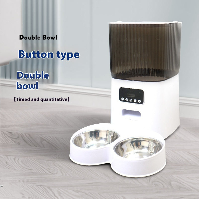 KFX-9879869 5L Automatic Pet Feeder with Smart Features for Dogs and Cats