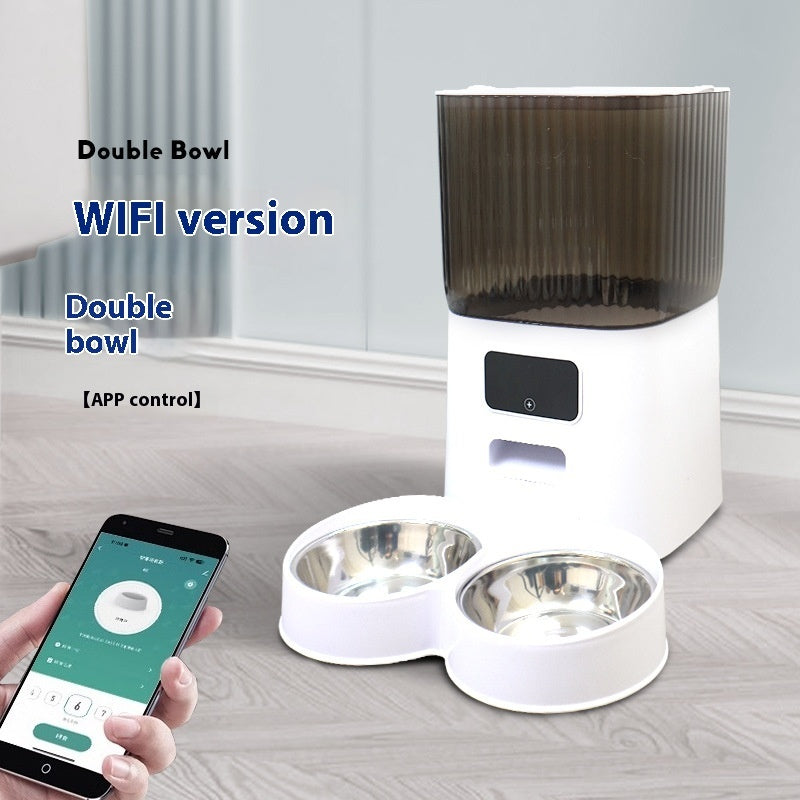 KFX-9879869 5L Automatic Pet Feeder with Smart Features for Dogs and Cats
