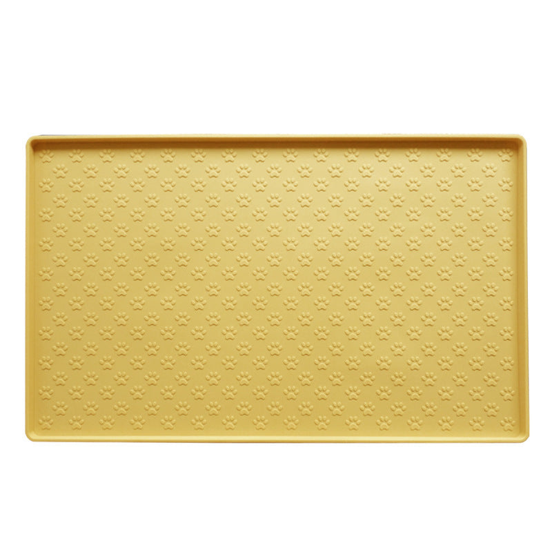KFX-9881533 Waterproof Silicone Pet Mat for Dogs and Cats - Easy to Clean, Square Design in Various Sizes and Colors
