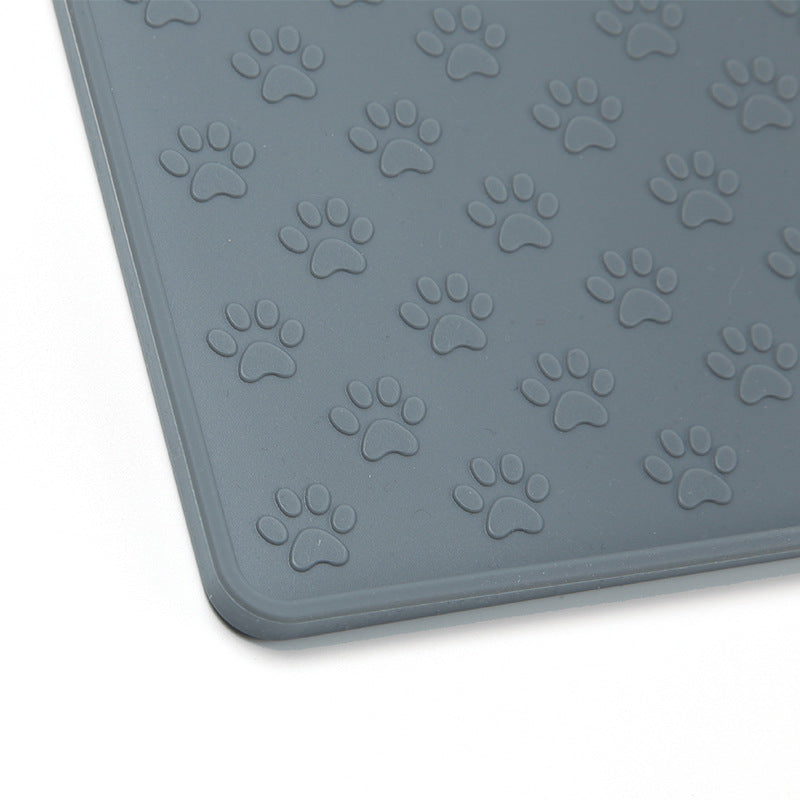 KFX-9881533 Waterproof Silicone Pet Mat for Dogs and Cats - Easy to Clean, Square Design in Various Sizes and Colors