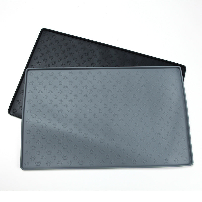 KFX-9881533 Waterproof Silicone Pet Mat for Dogs and Cats - Easy to Clean, Square Design in Various Sizes and Colors