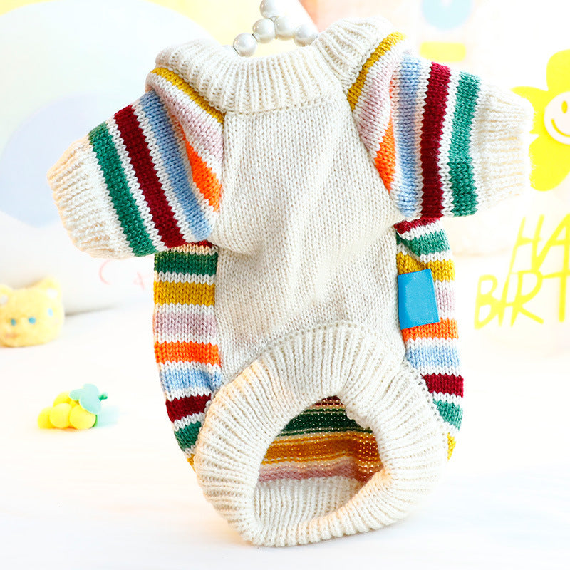 KFX-9883453 Cute and Cozy Wool Sweater for Dogs - Spring and Autumn Style
