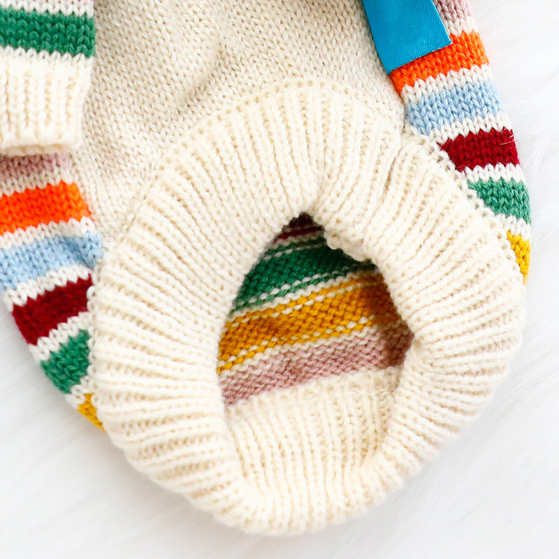 KFX-9883453 Cute and Cozy Wool Sweater for Dogs - Spring and Autumn Style
