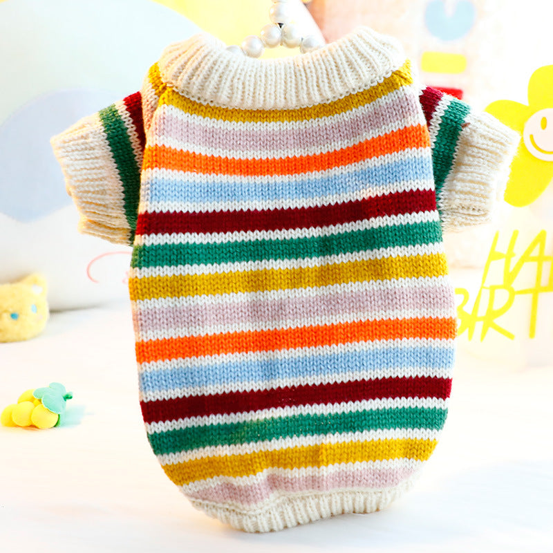 KFX-9883453 Cute and Cozy Wool Sweater for Dogs - Spring and Autumn Style