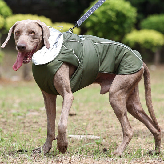 KFX-9883837 Warm Cotton-Padded Dog Clothing in Multiple Colors and Sizes