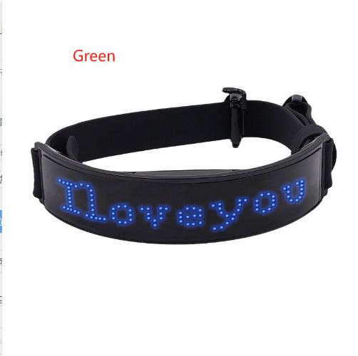 KFX-9887421 LED Display Dog Harness - Monochrome Leather Collar with Colorful Lights for All Seasons