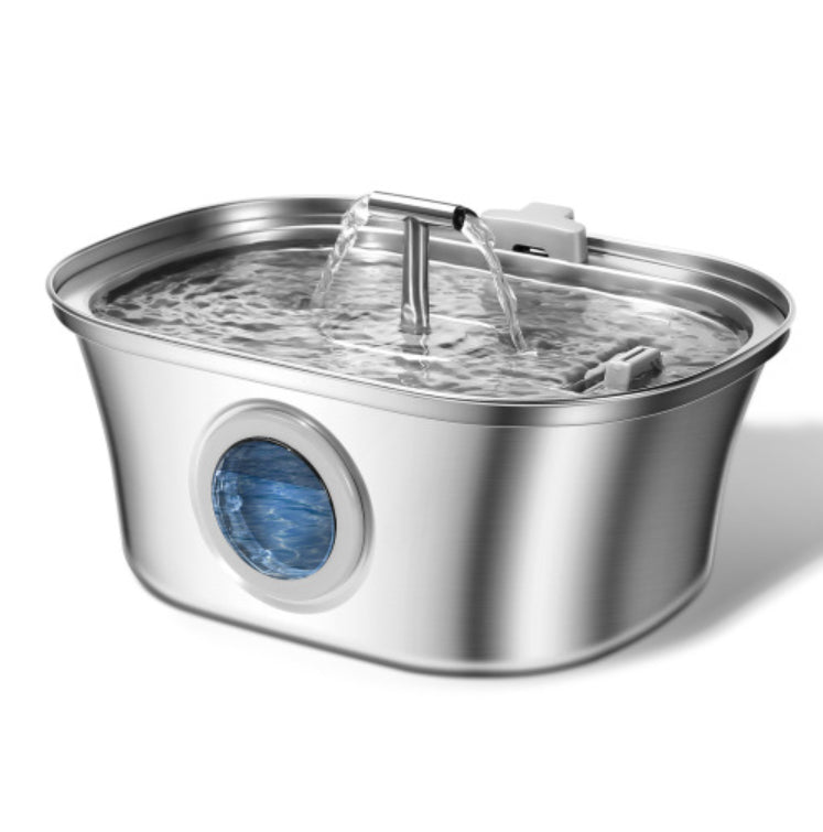 KFX-9888701 Stainless Steel Large Capacity Pet Water Dispenser for Dogs and Cats
