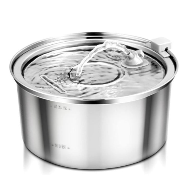 KFX-9888701 Stainless Steel Large Capacity Pet Water Dispenser for Dogs and Cats