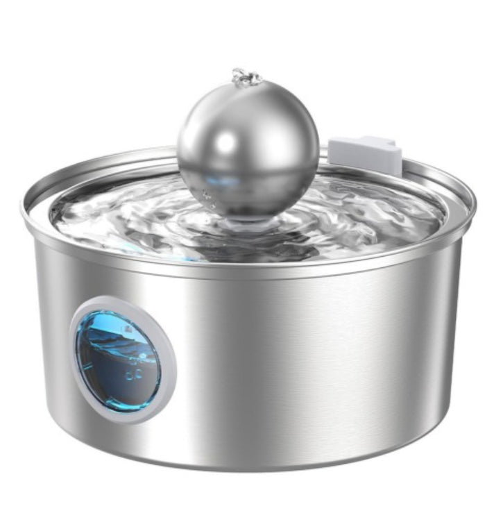 KFX-9888701 Stainless Steel Large Capacity Pet Water Dispenser for Dogs and Cats