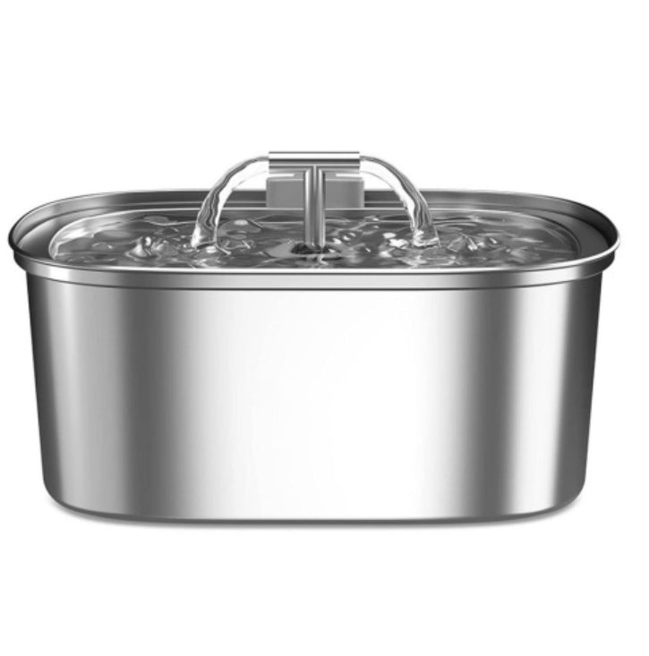 KFX-9888701 Stainless Steel Large Capacity Pet Water Dispenser for Dogs and Cats
