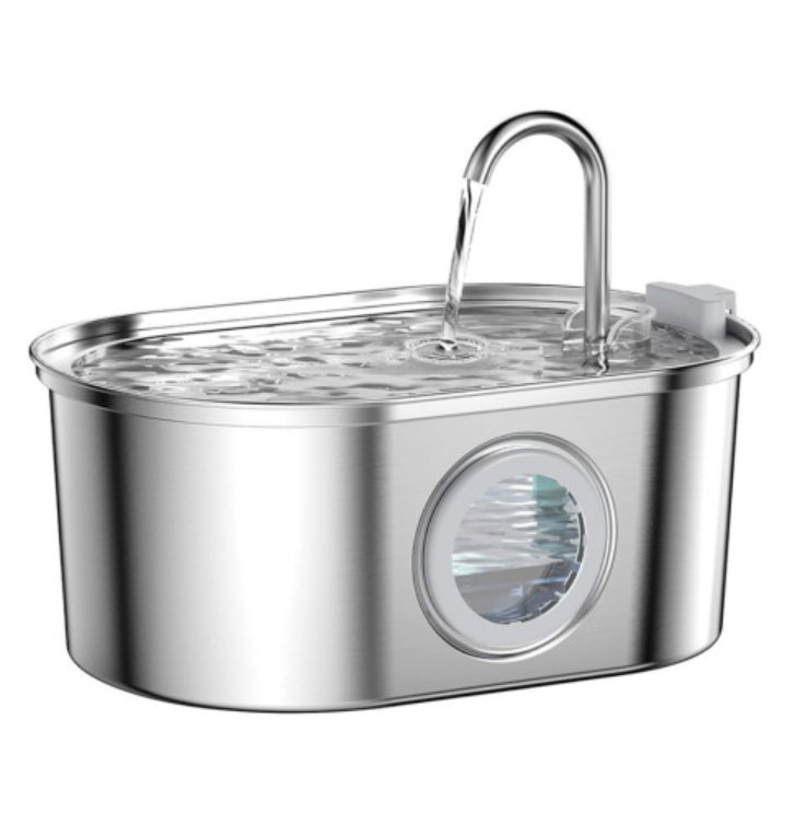 KFX-9888701 Stainless Steel Large Capacity Pet Water Dispenser for Dogs and Cats