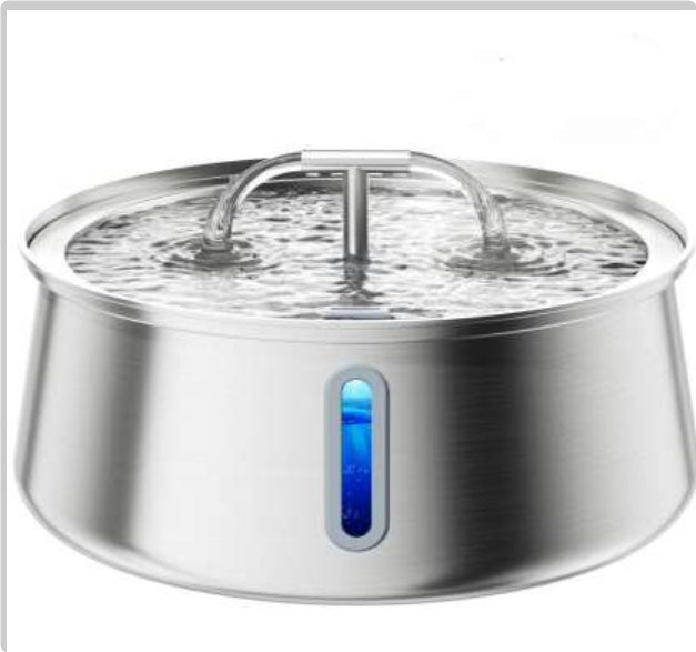 KFX-9888701 Stainless Steel Large Capacity Pet Water Dispenser for Dogs and Cats