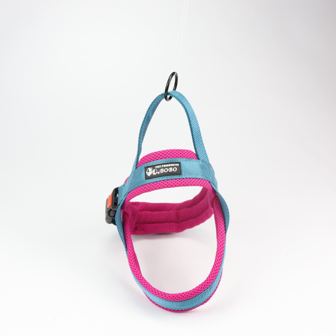 KFX-9893181 Durable Nylon Chest and Back Harness for Dogs with Leash - Adjustable Sizes Available