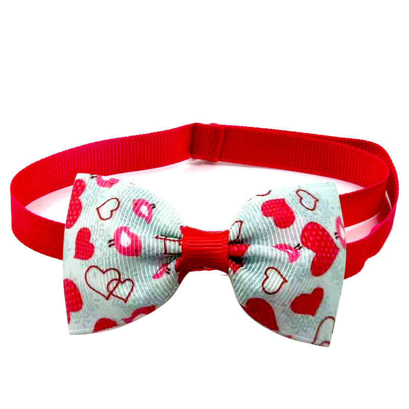 KFX-9893437 Loving Cupid Cat Pet Bow Tie - Ribbon Collar for All Occasions